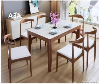 T08高级长方桌，胡桃色  1.35米带炉一桌四椅650元，现货11套。 - 济南28生活网 jn.28life.com